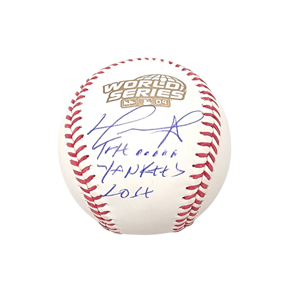 David Ortiz Signed Boston Red Sox 2004 World Series Baseball W/ The .... Yankees Lose - Beckett-Powers Sports Memorabilia
