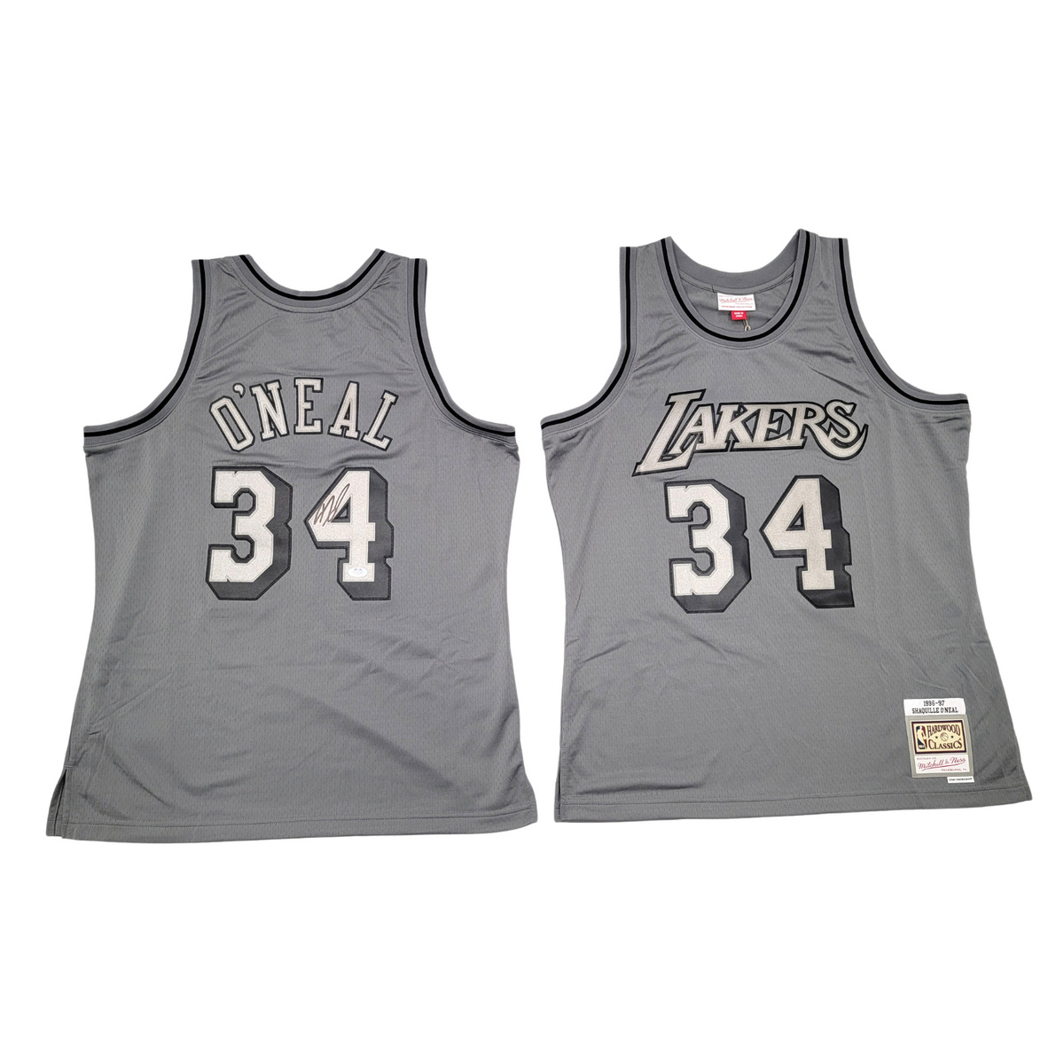 Shaquille O'Neal Autographed Los Angeles Lakers 1996-97 Mitchell & Ness Metal Works Jersey PSA/DNA ITP-Powers Sports Memorabilia
