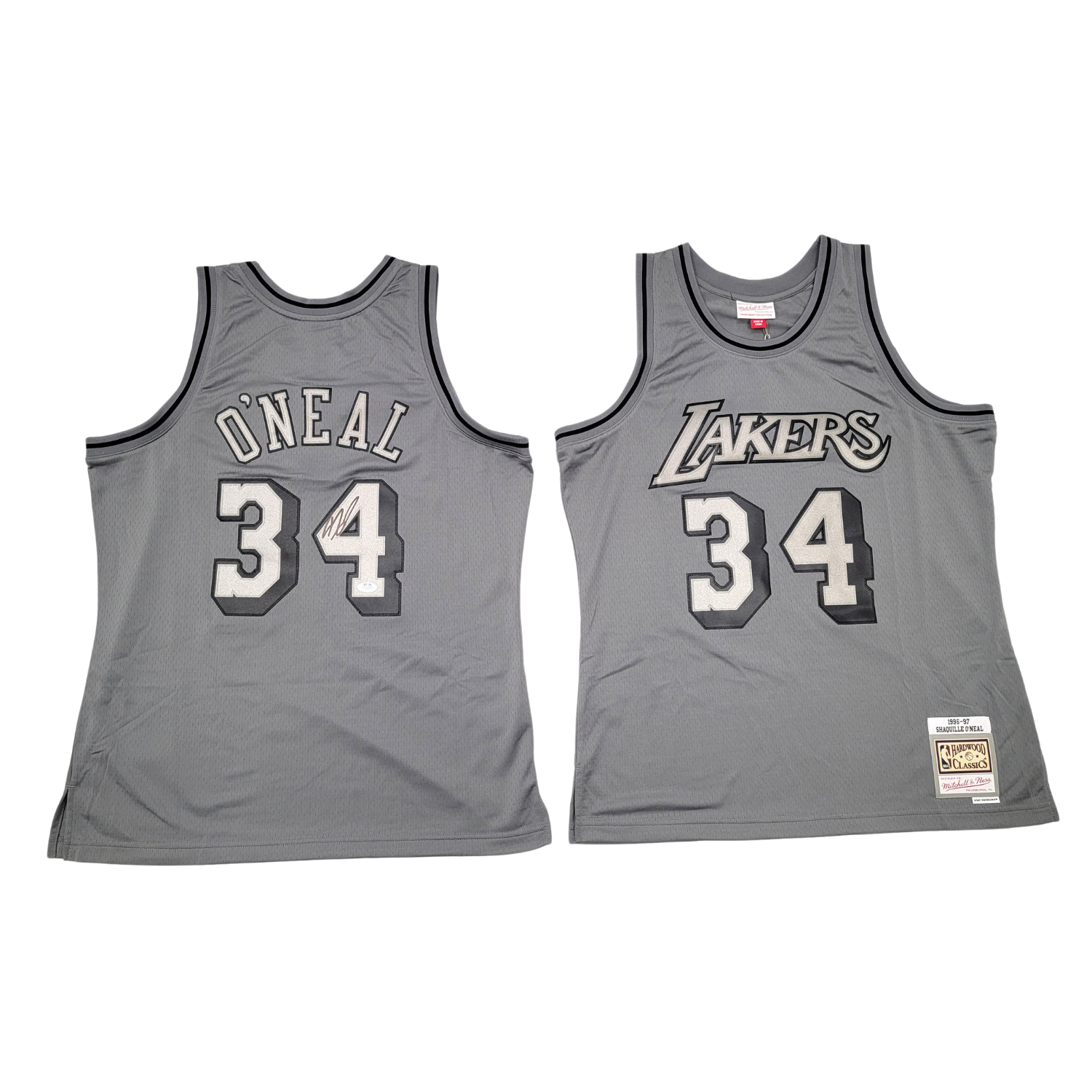 Shaquille O'Neal Signed Los Angeles Lakers 1996-97 Mitchell & Ness Metal Works Jersey PSA/DNA ITP-Powers Sports Memorabilia