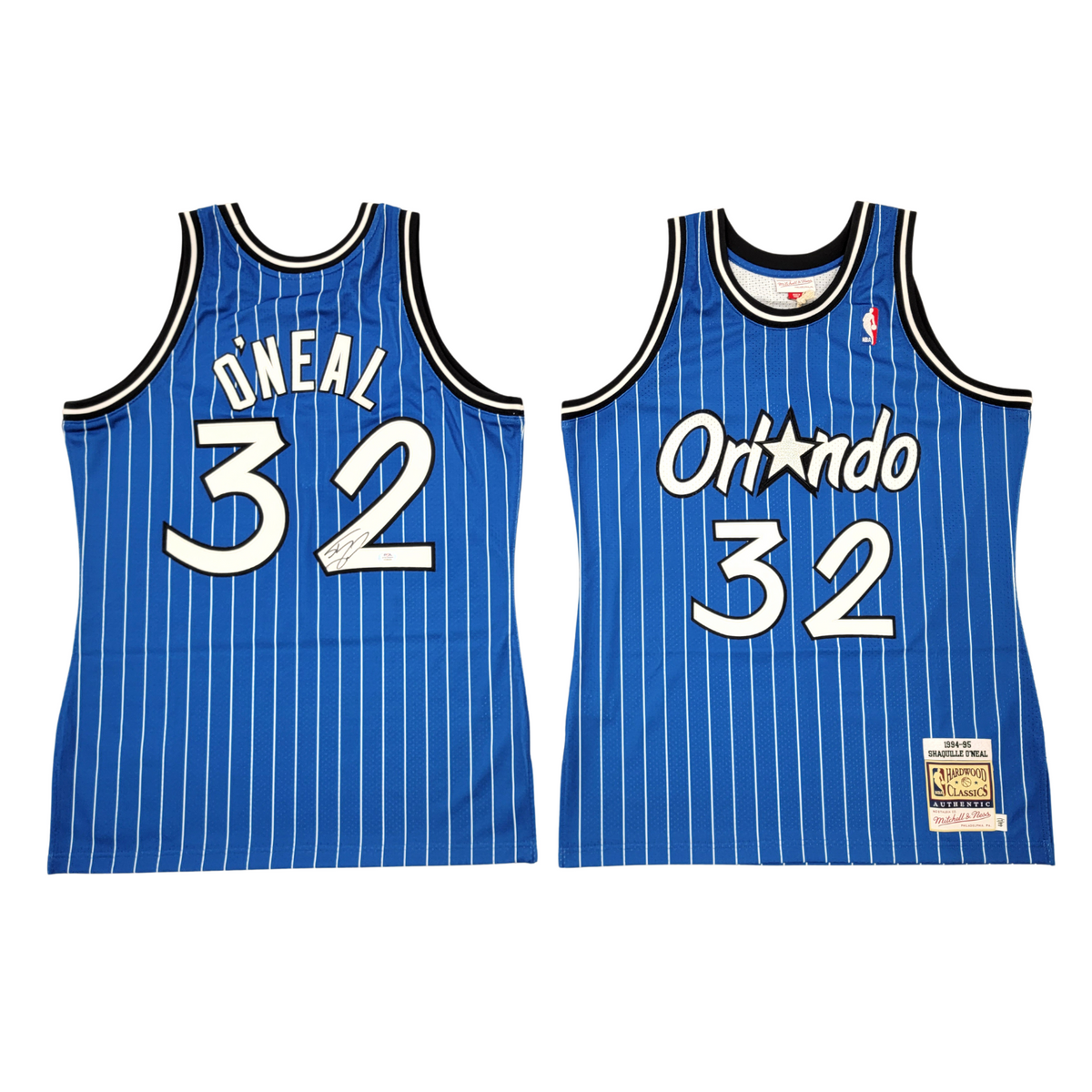 Shaquille O'Neal Autographed Orlando Magic Blue 1994-95 Mitchell & Ness Authentic Jersey PSA/DNA ITP-Powers Sports Memorabilia