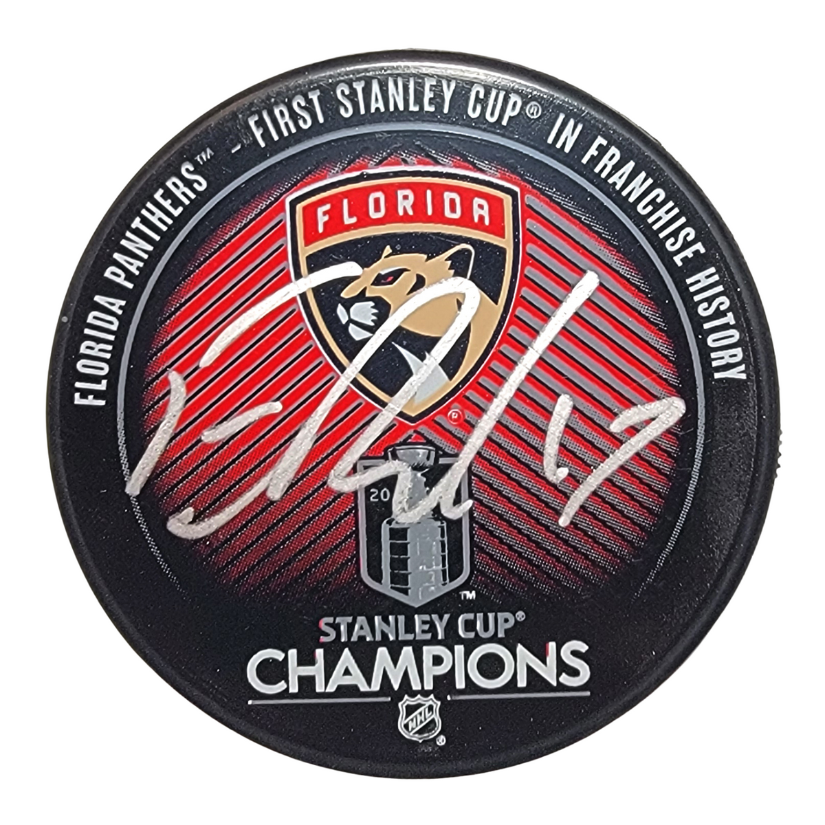 Evan Rodrigues Signed Florida Panthers 2024 Stanley Cup Champions Beckett-Powers Sports Memorabilia