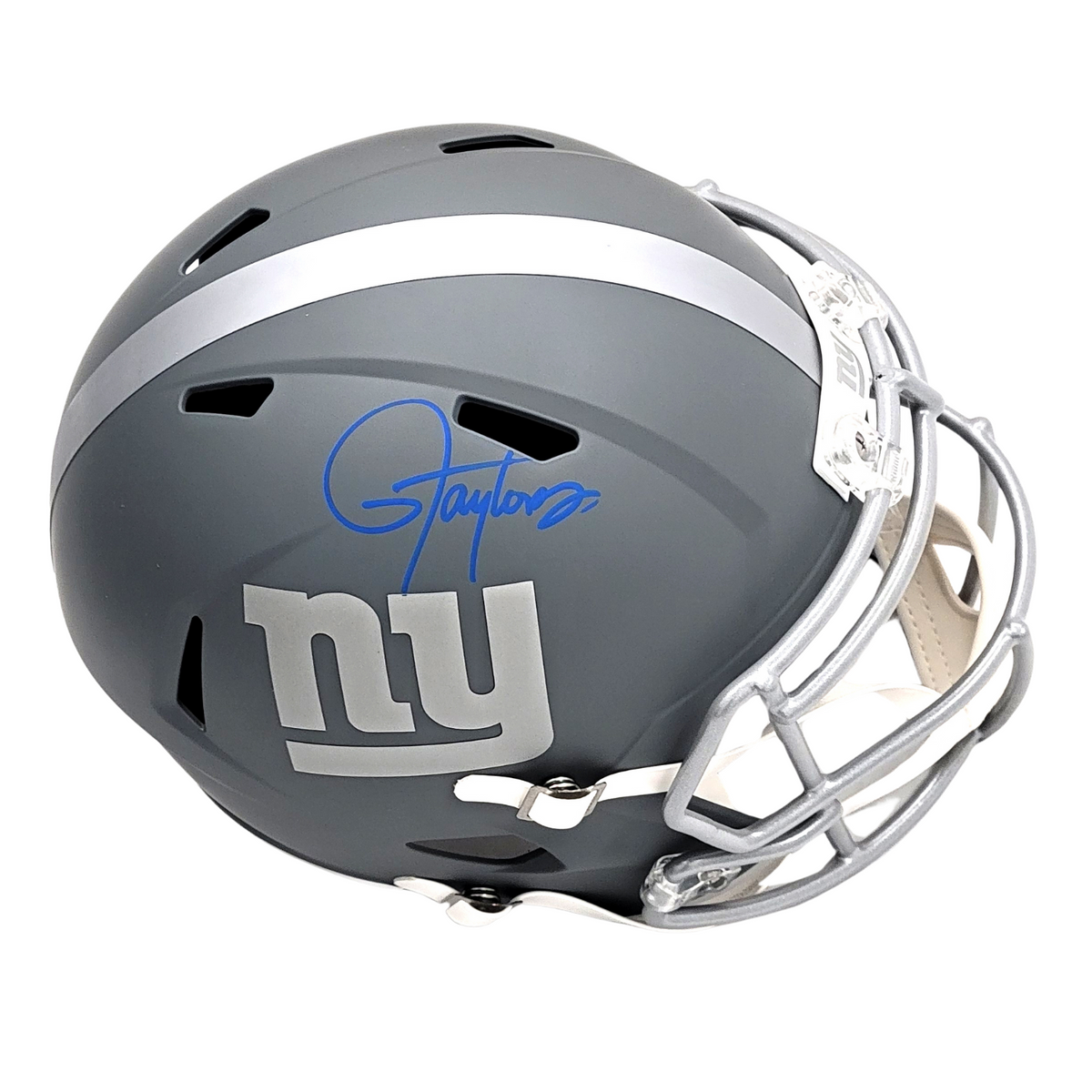 Lawrence Taylor Signed New York Giants Slate Replica Full Size Helmet - Beckett-Powers Sports Memorabilia
