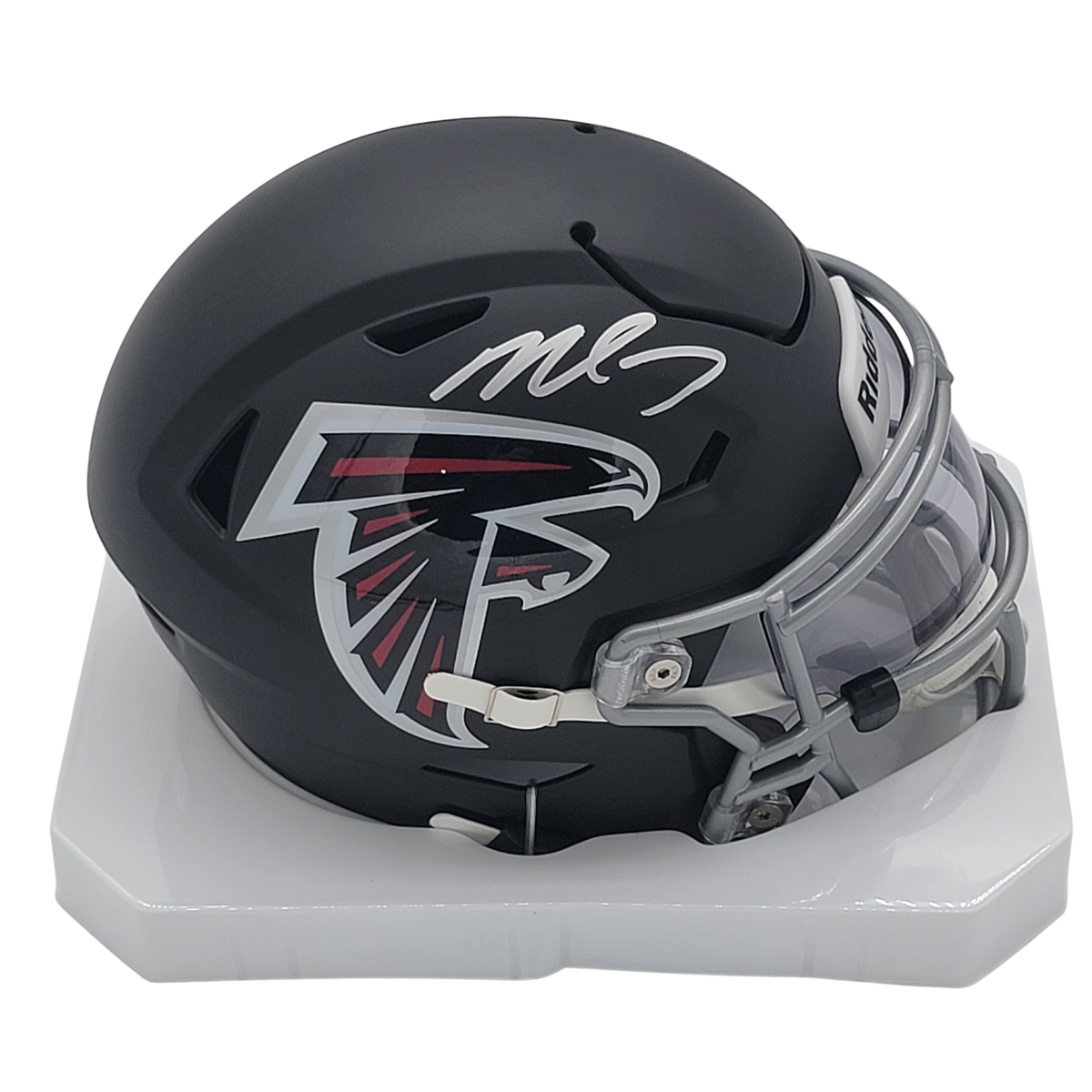 Michael Vick Signed Atlanta Falcons MIDI Speed Flex Helmet - Beckett-Powers Sports Memorabilia