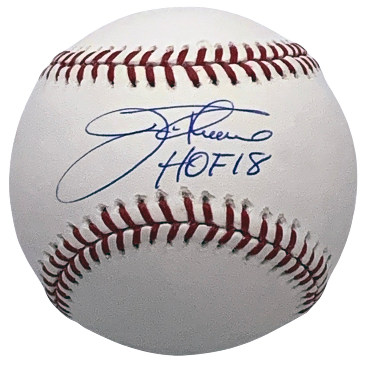 Jim Thome Autographed Cleveland Indians White Sox Twins Phillies MLB Baseball W/HOF 18 Beckett Witnessed-Powers Sports Memorabilia