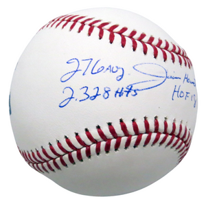 James (Jim) Howard Thome Autographed Cleveland Indians White Sox Twins Phillies Full Name MLB Baseball W/Career Stats Beckett Witnessed-Powers Sports Memorabilia