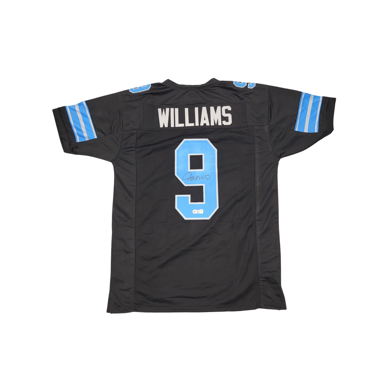 Jameson Williams Signed Detroit Lions 2024 Black ALT Pro Style Jersey - Beckett-Powers Sports Memorabilia