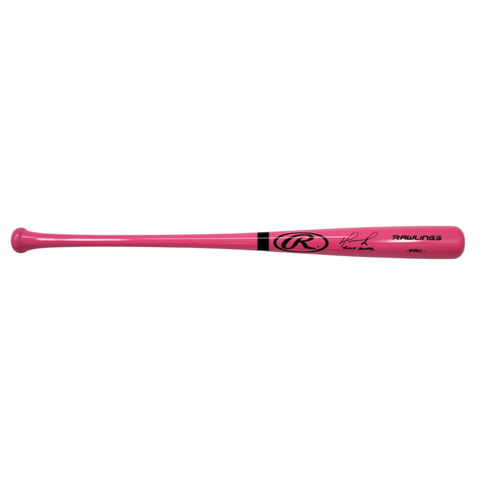 David Ortiz Signed Boston Red Sox Rawlings Pink Bat W/ F Cancer - Beckett-Powers Sports Memorabilia