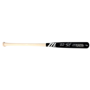David Ortiz Autographed Boston Red Sox Marucci LTD ED Game Model Bat W/ HOF 22 and Career Stats Beckett Witnessed-Powers Sports Memorabilia