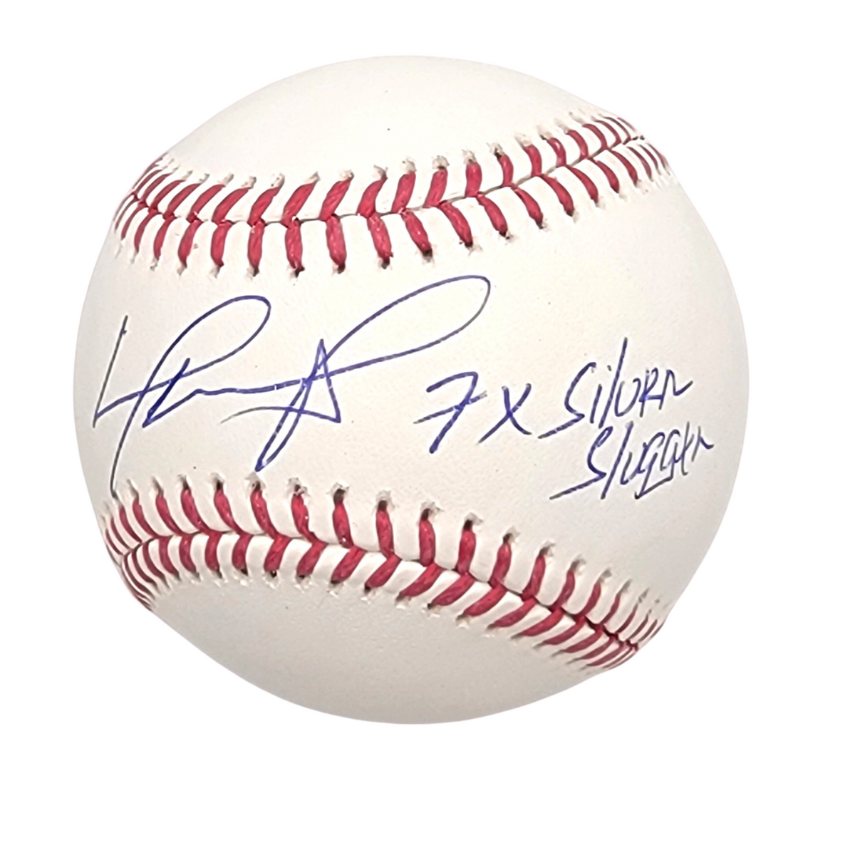 David Ortiz Signed Boston Red Sox OML Baseball W/ 7X Silver Slugger MLB Hologram-Powers Sports Memorabilia