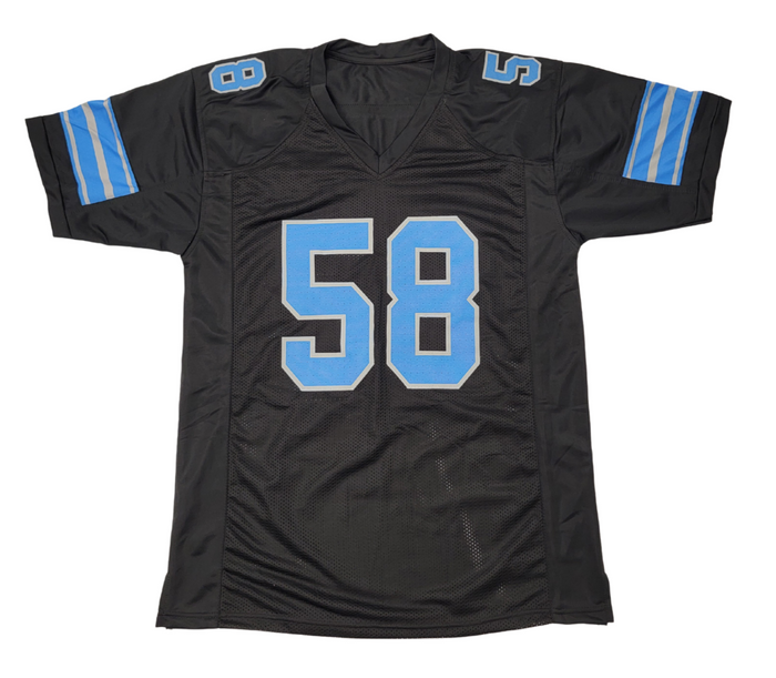 Penei Sewell Signed Detroit Lions 2024 Black ALT Pro Style Jersey - Beckett-Powers Sports Memorabilia