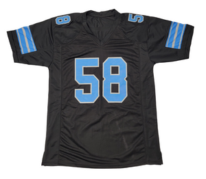 Penei Sewell Signed Detroit Lions 2024 Black ALT Pro Style Jersey - Beckett-Powers Sports Memorabilia
