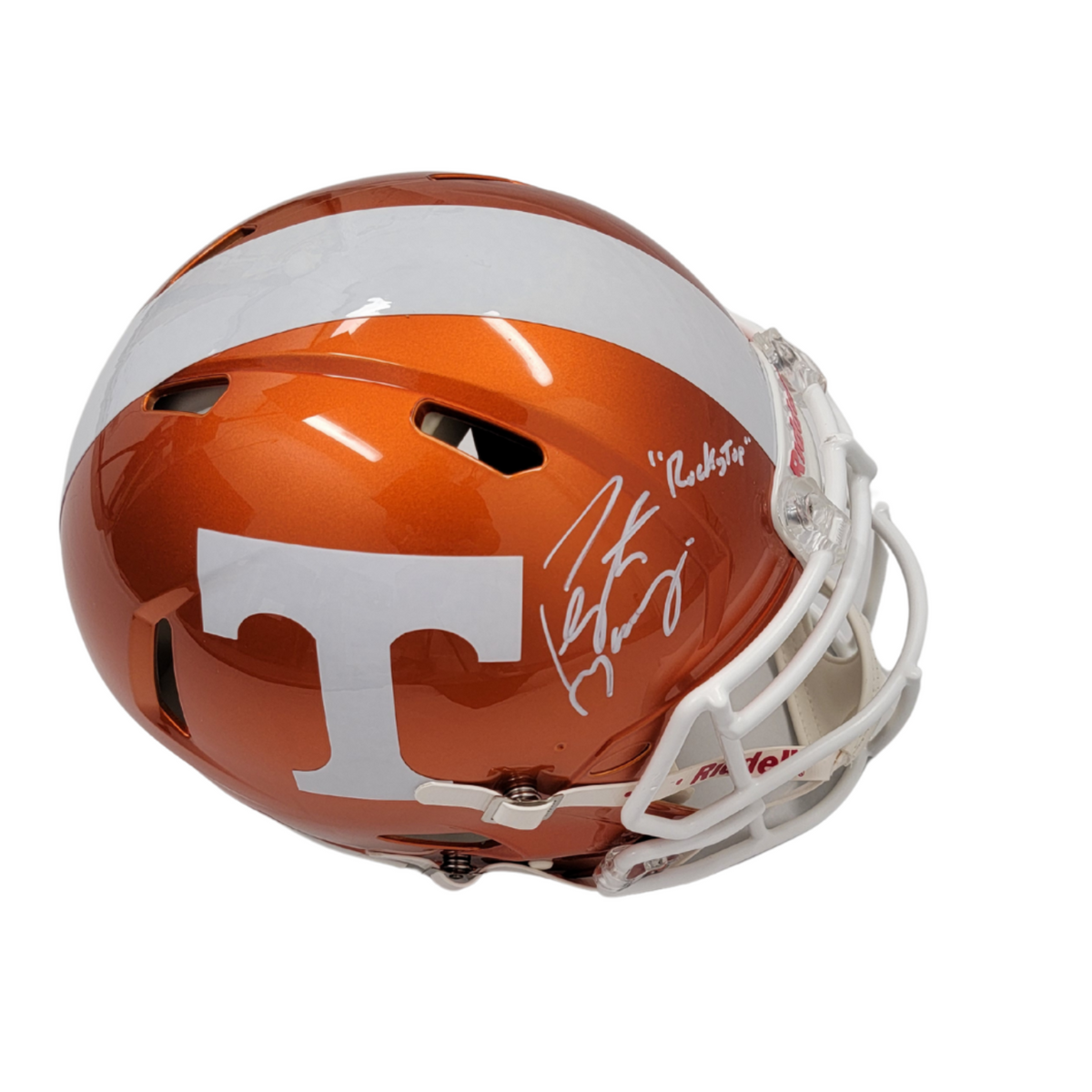 Peyton Manning Signed Tennessee Vols Authentic Flash Full Size Helmet W/ Rocky Top - Fanatics-Powers Sports Memorabilia