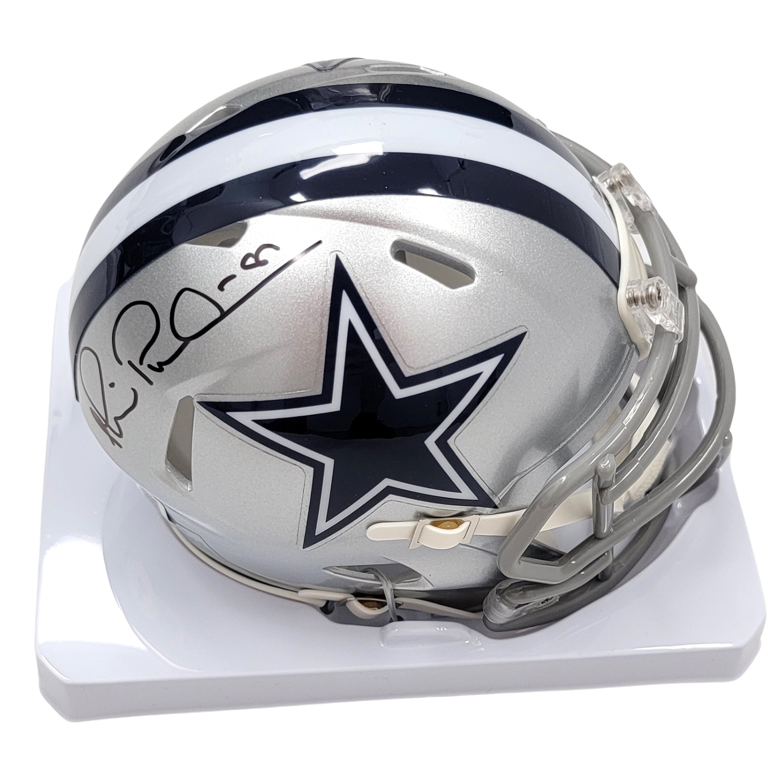 Michael Irvin Signed Dallas Cowboys Mini Helmet - Beckett-Powers Sports Memorabilia