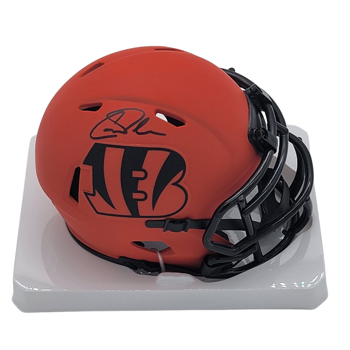 Carson Palmer Signed Cincinnati Bengals Rave Mini Helmet - Beckett-Powers Sports Memorabilia