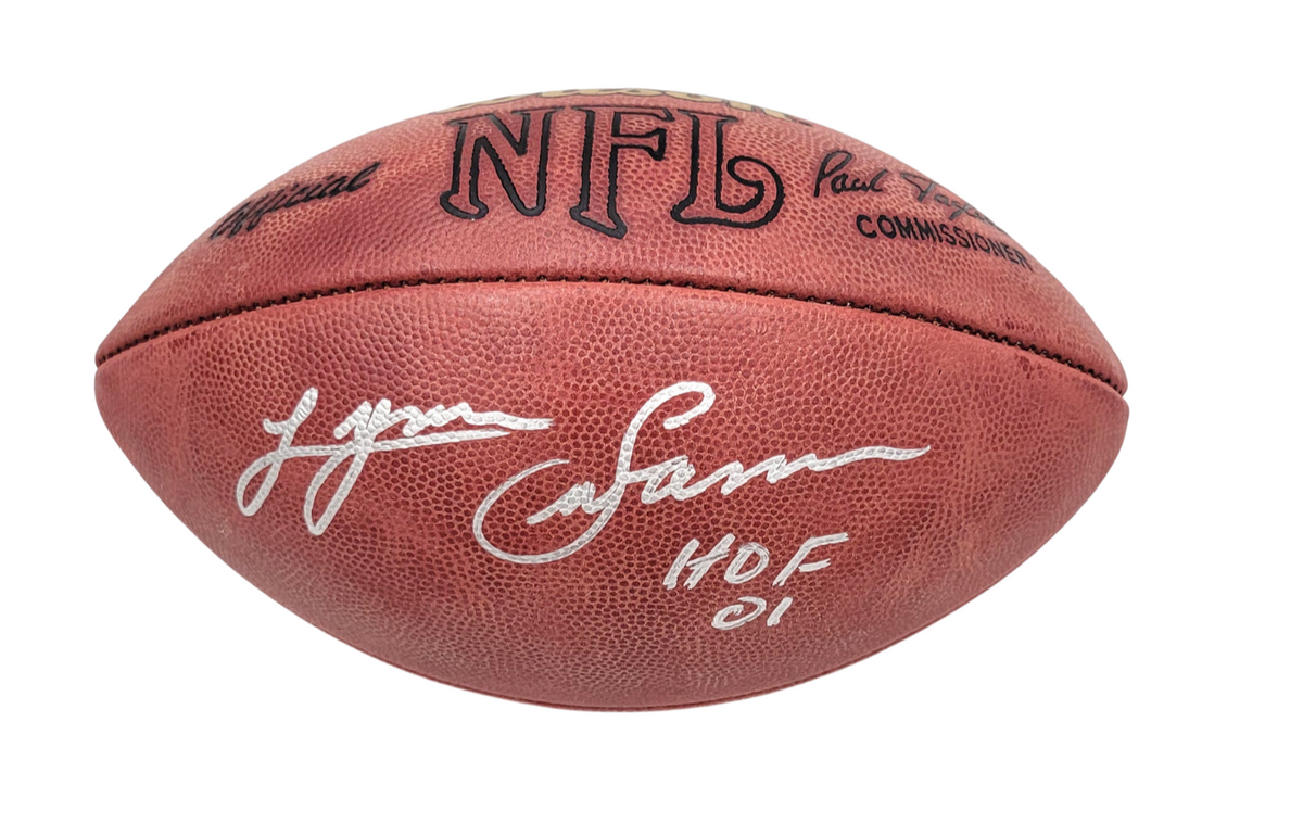 Lynn Swann Signed Wilson Official NFL Game Football W/ HOF 01 - Beckett-Powers Sports Memorabilia