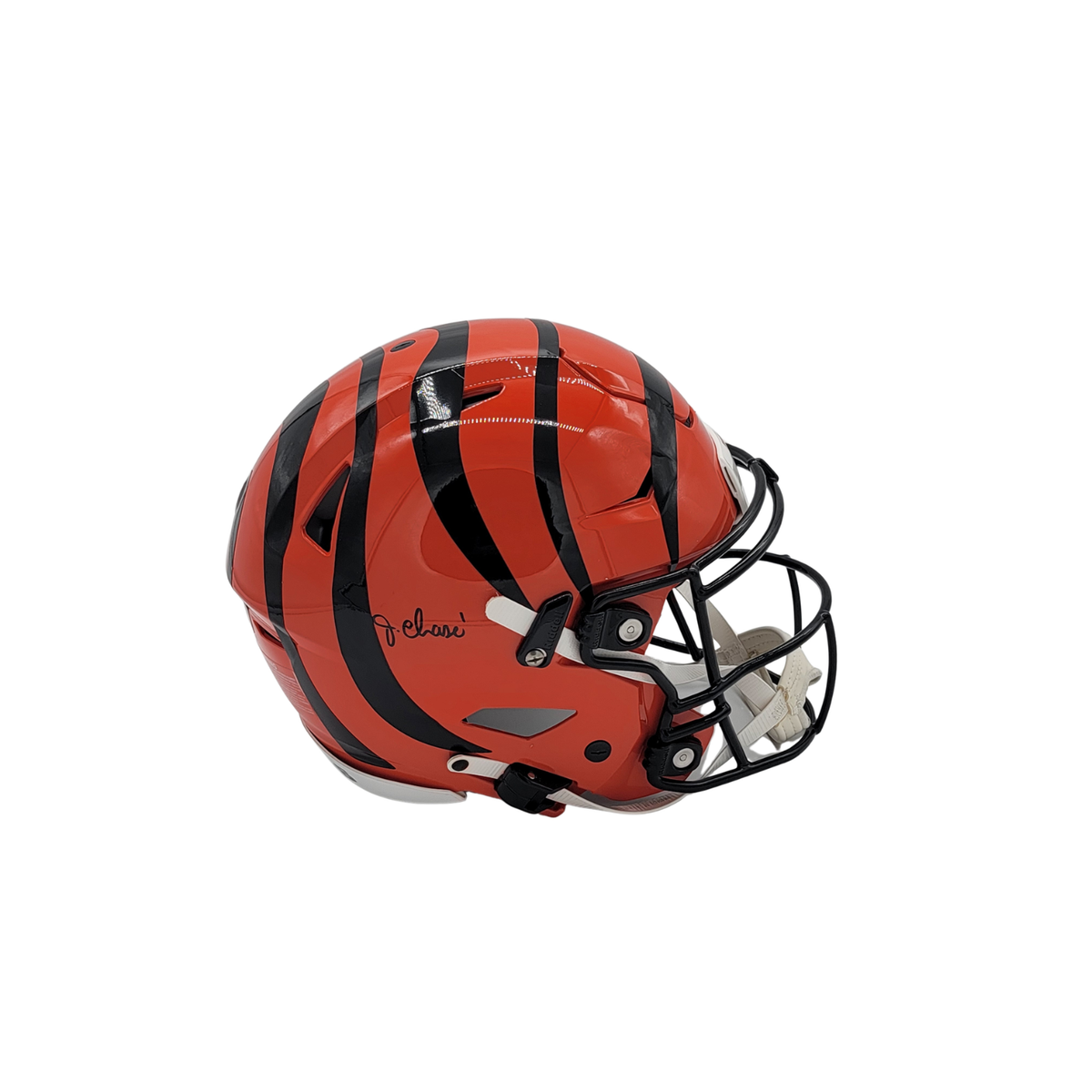 Ja'Marr Chase Signed Cincinnati Bengals Speed Flex Full Size Helmet - Beckett-Powers Sports Memorabilia