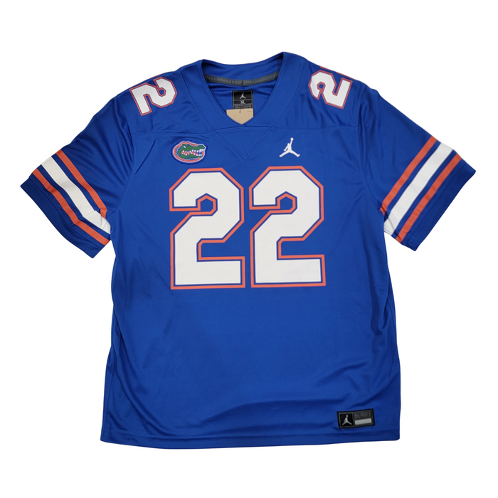 Emmitt Smith Signed Florida Gators Nike Jordan Blue Jersey - Beckett-Powers Sports Memorabilia