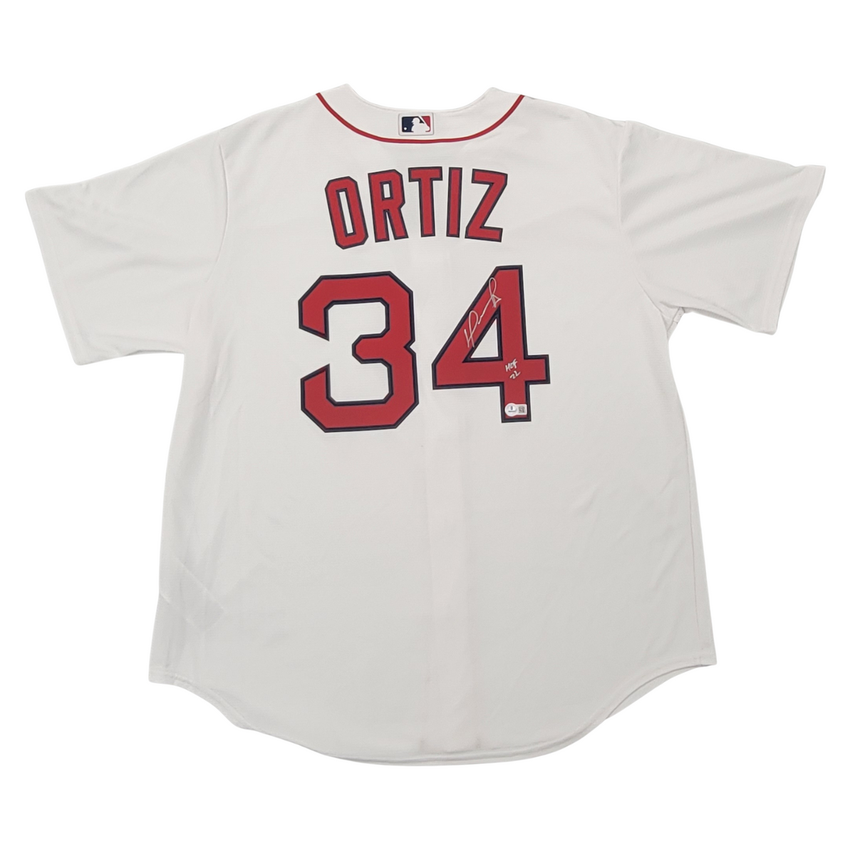 David Ortiz Signed Boston Red Sox Nike Replica Jersey W/ HOF 22 - Beckett-Powers Sports Memorabilia