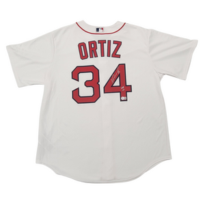 David Ortiz Signed Boston Red Sox Nike Replica Jersey W/ HOF 22 - Beckett-Powers Sports Memorabilia