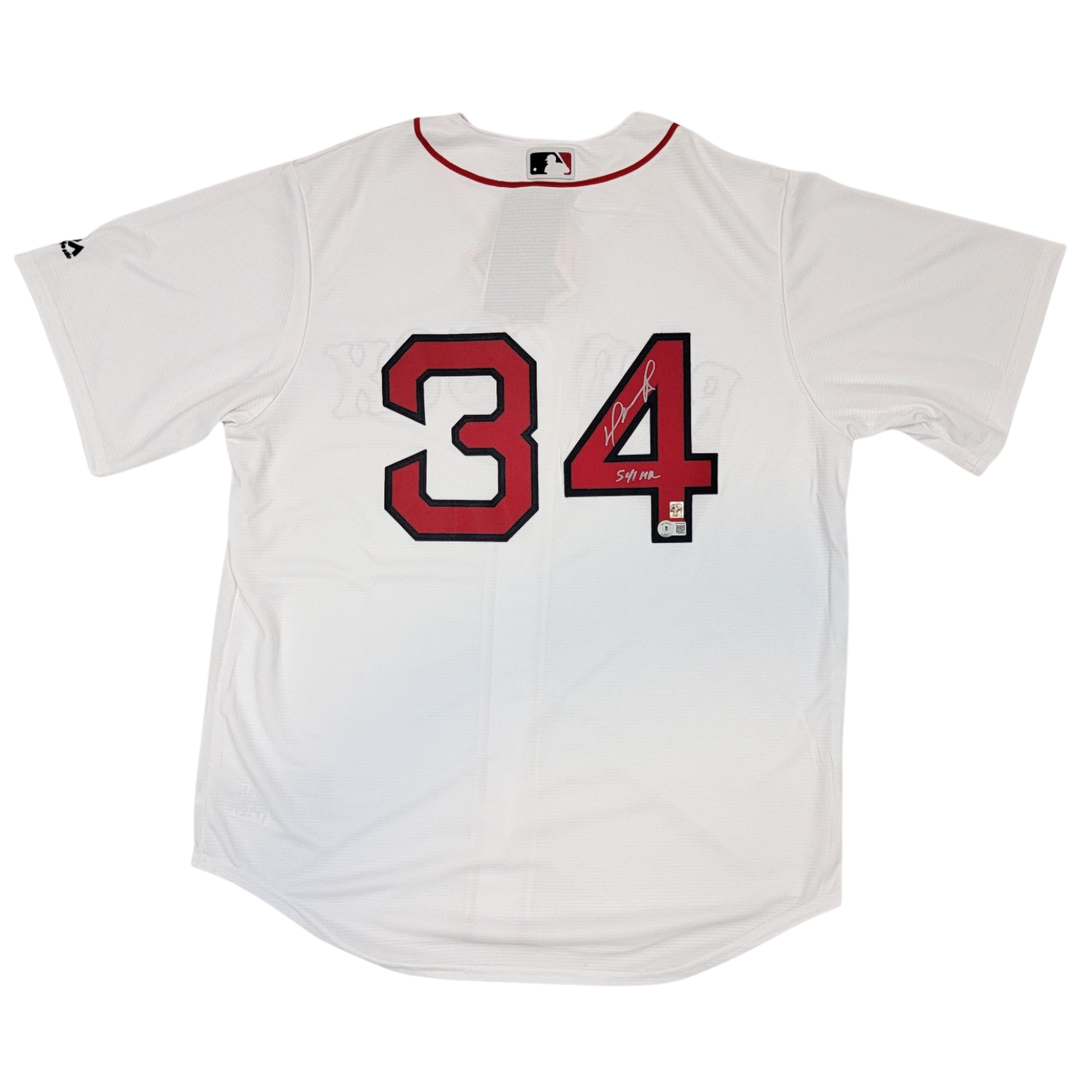 David Ortiz Signed Boston Red Sox Replica Jersey W/ 541 HR - Beckett-Powers Sports Memorabilia