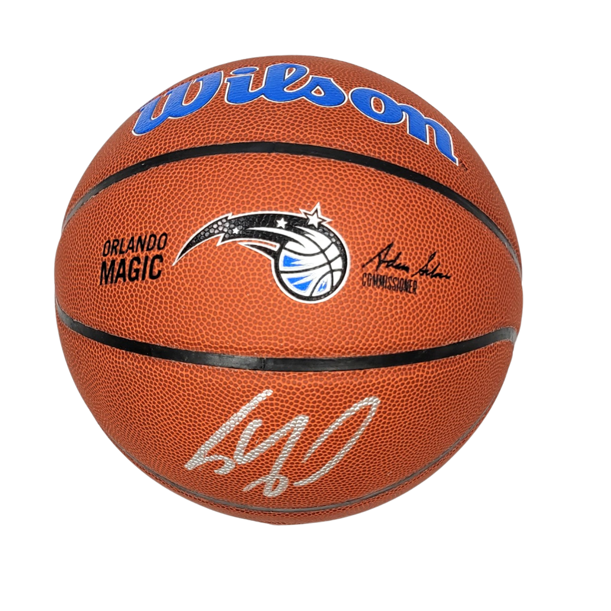 Shaquille O'Neal Autographed Wilson Orlando Magic Logo NBA Basketball Beckett Witnessed-Powers Sports Memorabilia