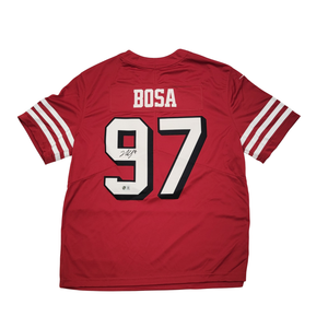 Nick Bosa Signed San Francisco 49ers Nike Vapor Jersey - Beckett-Powers Sports Memorabilia