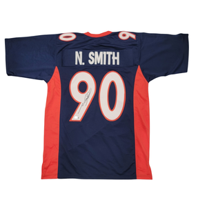 Neil Smith Signed Denver Broncos Pro Style Jersey - Beckett-Powers Sports Memorabilia