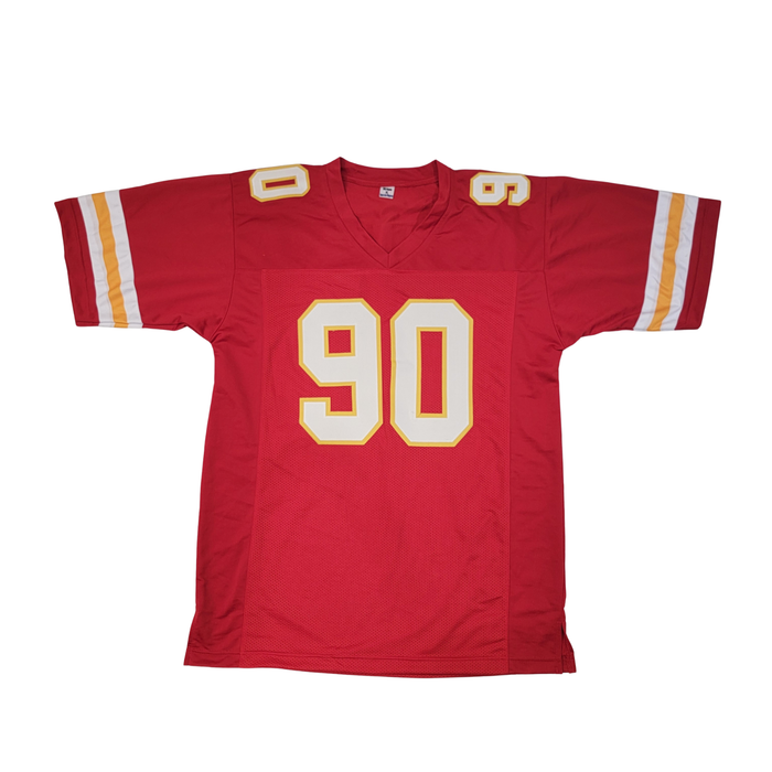 Neil Smith Signed Kansas City Chiefs Red Pro Style Jersey - Beckett-Powers Sports Memorabilia