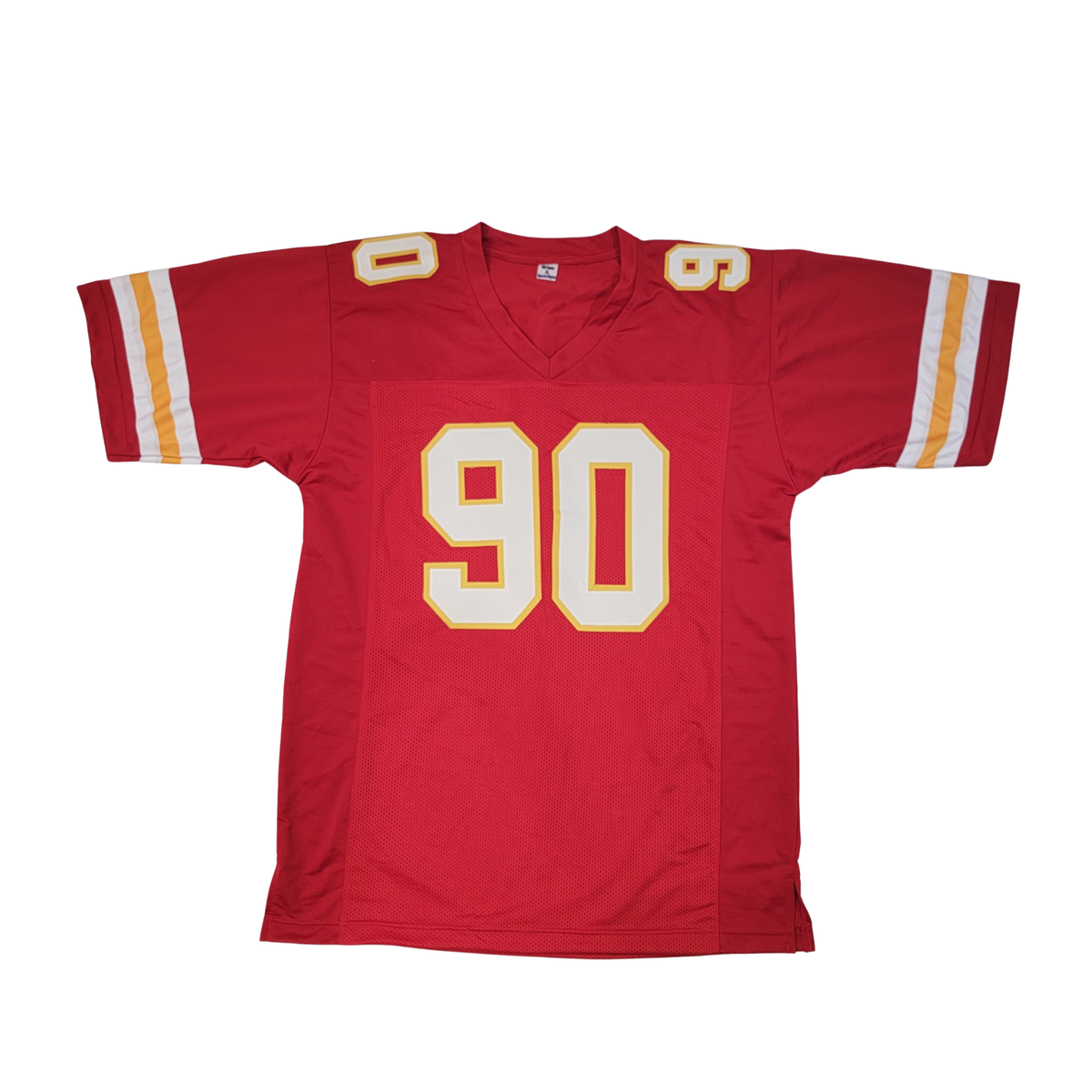 Neil Smith Signed Kansas City Chiefs Red Pro Style Jersey - Beckett-Powers Sports Memorabilia