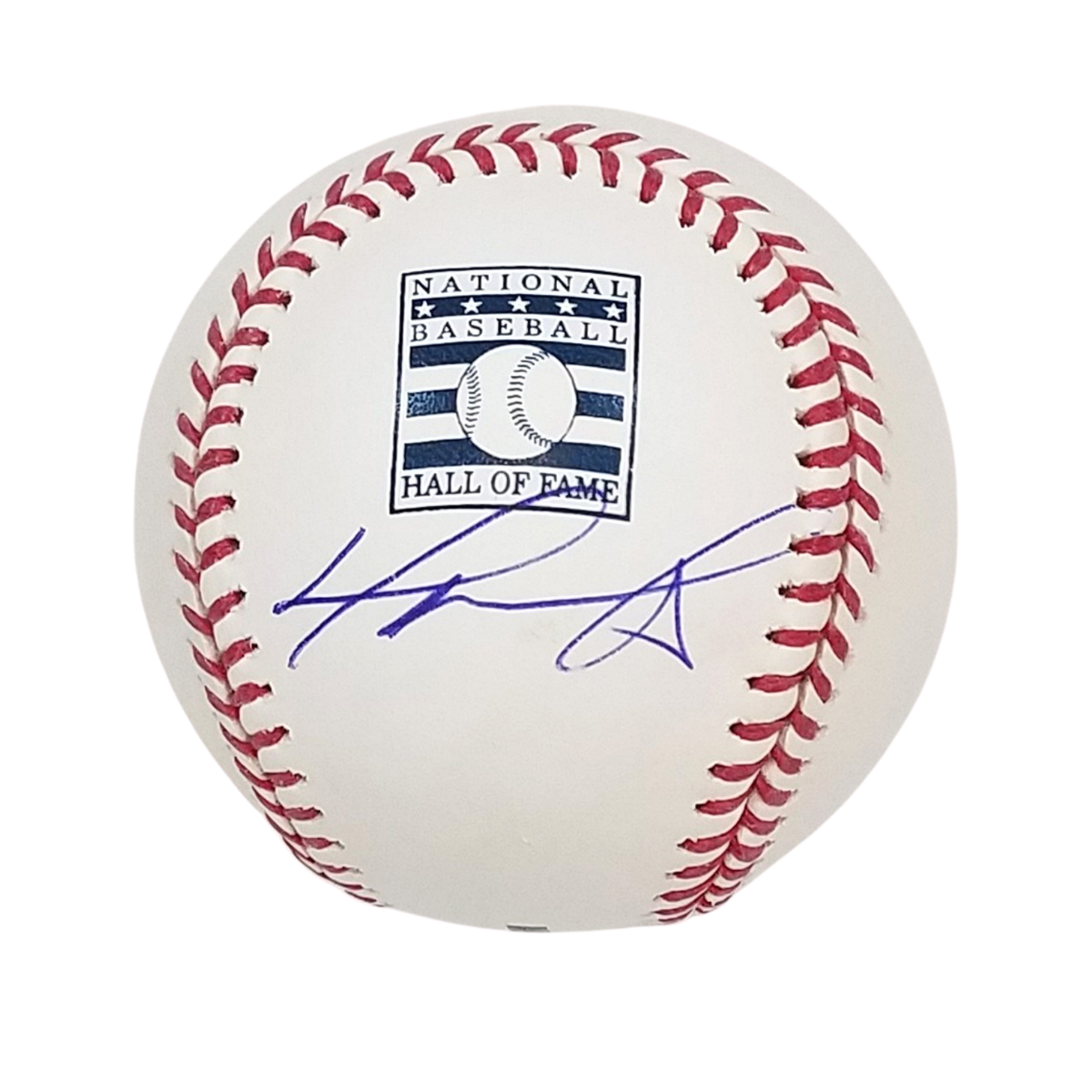 David Ortiz Autographed Boston Red Sox Hall of Fame Baseball Beckett Witnessed-Powers Sports Memorabilia