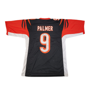Carson Palmer Signed Cincinnati Bengals Pro Style Black Jersey - Beckett-Powers Sports Memorabilia