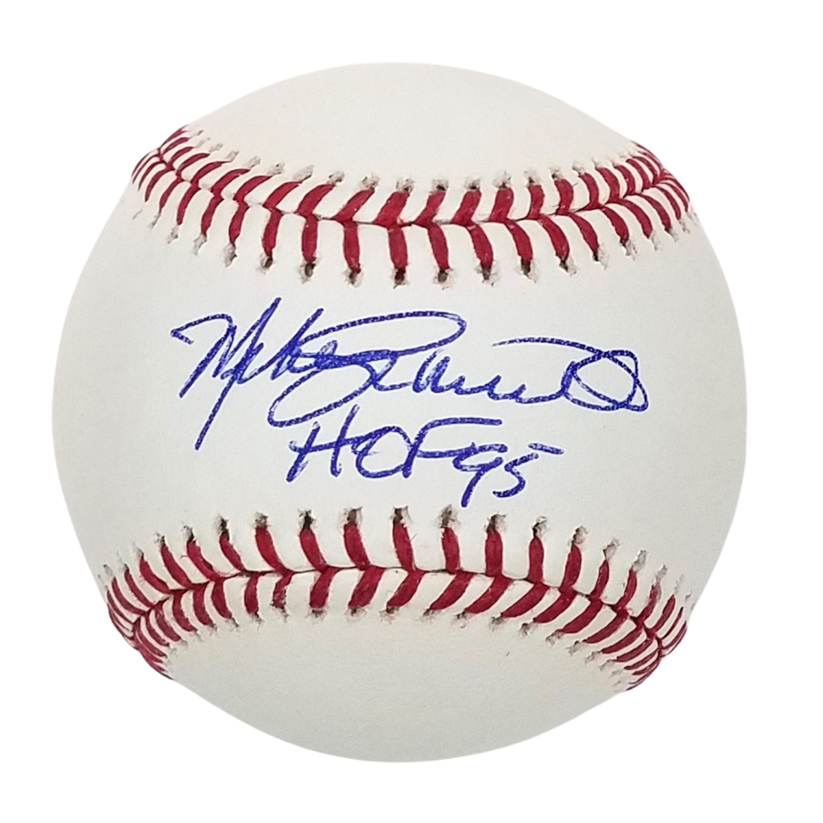 Mike Schmidt Autographed Philadelphia Phillies OML Baseball W/ HOF 95 Beckett Witnessed-Powers Sports Memorabilia