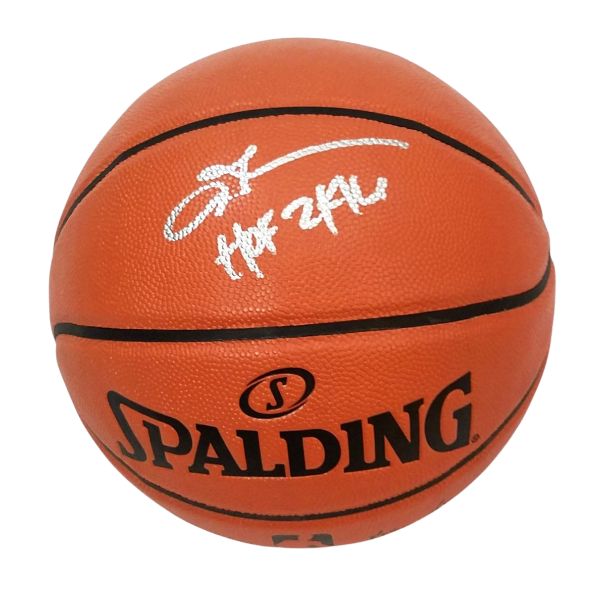 Allen Iverson Autographed Philadelphia 76ers NBA Replica Game Basketball W/ HOF 2K16 Beckett Witnessed Silver-Powers Sports Memorabilia