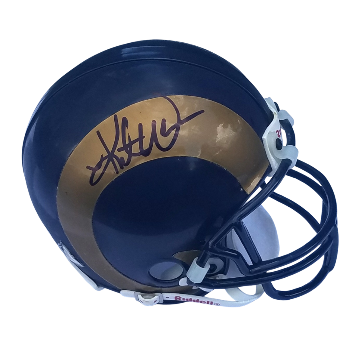 Kurt Warner Autographed St. Louis Rams Mini Helmet Beckett Authenticated-Powers Sports Memorabilia