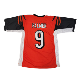 Carson Palmer Signed Cincinnati Bengals Pro Style Orange Jersey - Beckett-Powers Sports Memorabilia