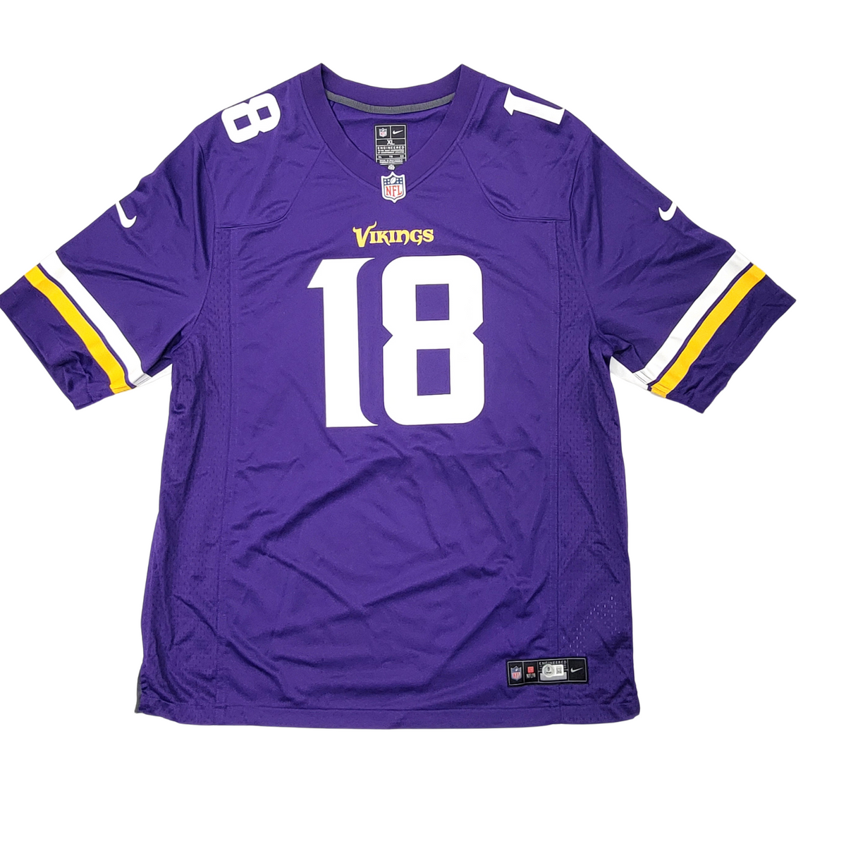 Justin Jefferson Signed Minnesota Vikings Nike Game Jersey - Beckett-Powers Sports Memorabilia