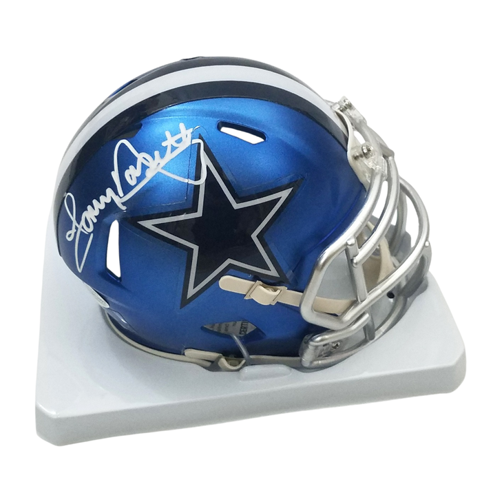 Tony Dorsett Signed Dallas Cowboys Blaze Mini Helmet - Beckett-Powers Sports Memorabilia