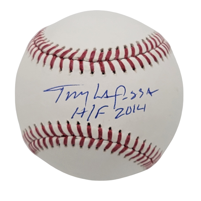 Tony La Russa Signed Cardinals White Sox A's OML Baseball W/HOF 2014 - Beckett-Powers Sports Memorabilia
