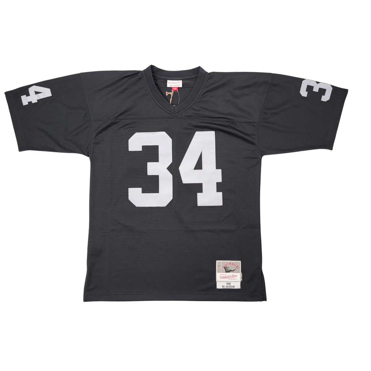Bo Jackson Signed Oakland Raiders Mitchell & Ness Jersey - Beckett-Powers Sports Memorabilia