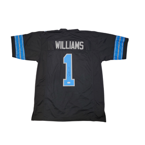 Jameson Williams Signed Detroit Lions 2024 Black ALT #1 Pro Style Jersey - Beckett-Powers Sports Memorabilia