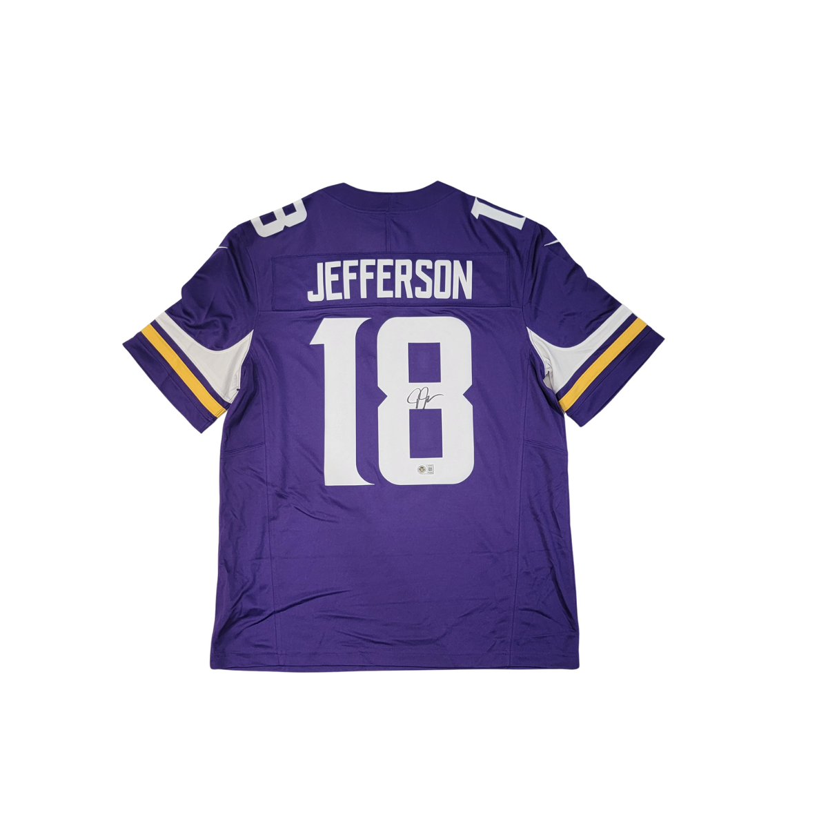 Justin Jefferson Signed Minnesota Vikings Nike Vapor Purple Jersey - Beckett-Powers Sports Memorabilia