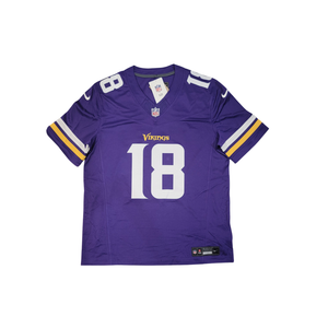 Justin Jefferson Signed Minnesota Vikings Nike Vapor Purple Jersey - Beckett-Powers Sports Memorabilia