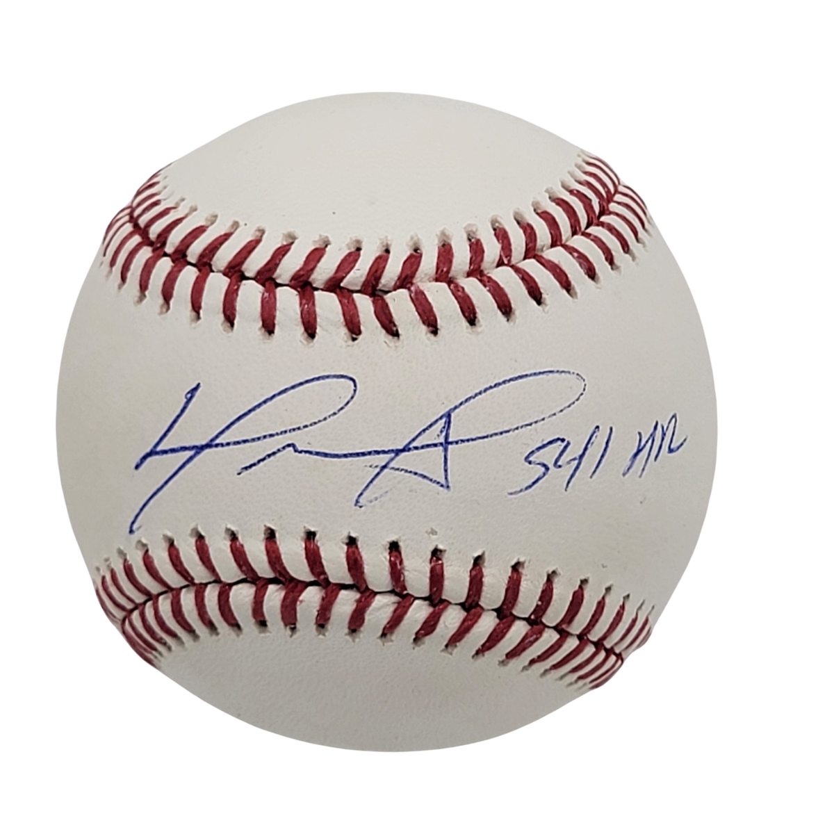 David Ortiz Autographed Boston Red Sox MLB Baseball W/ 541 HR Beckett Witnessed-Powers Sports Memorabilia