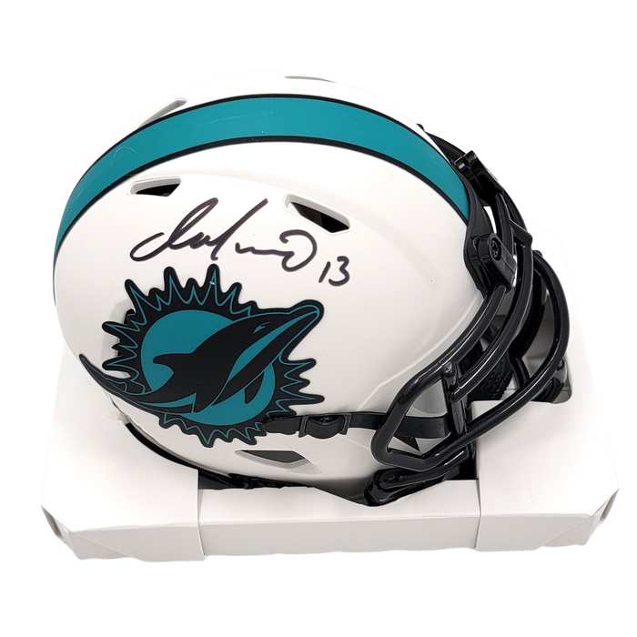 Dan Marino Signed Miami Dolphins Lunar Eclipse Mini Helmet - Beckett-Powers Sports Memorabilia