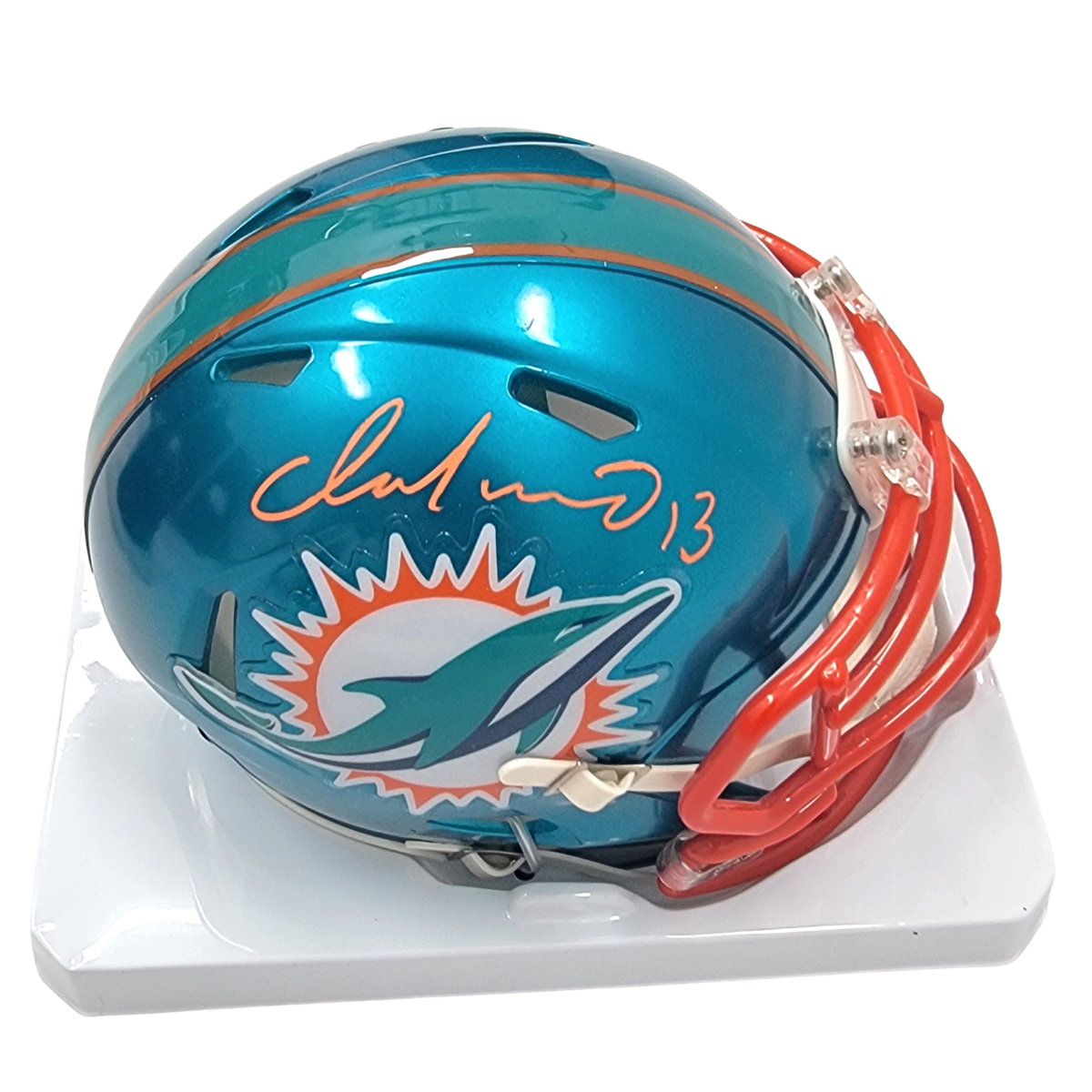 Dan Marino Signed Miami Dolphins Flash Mini Helmet - Beckett-Powers Sports Memorabilia