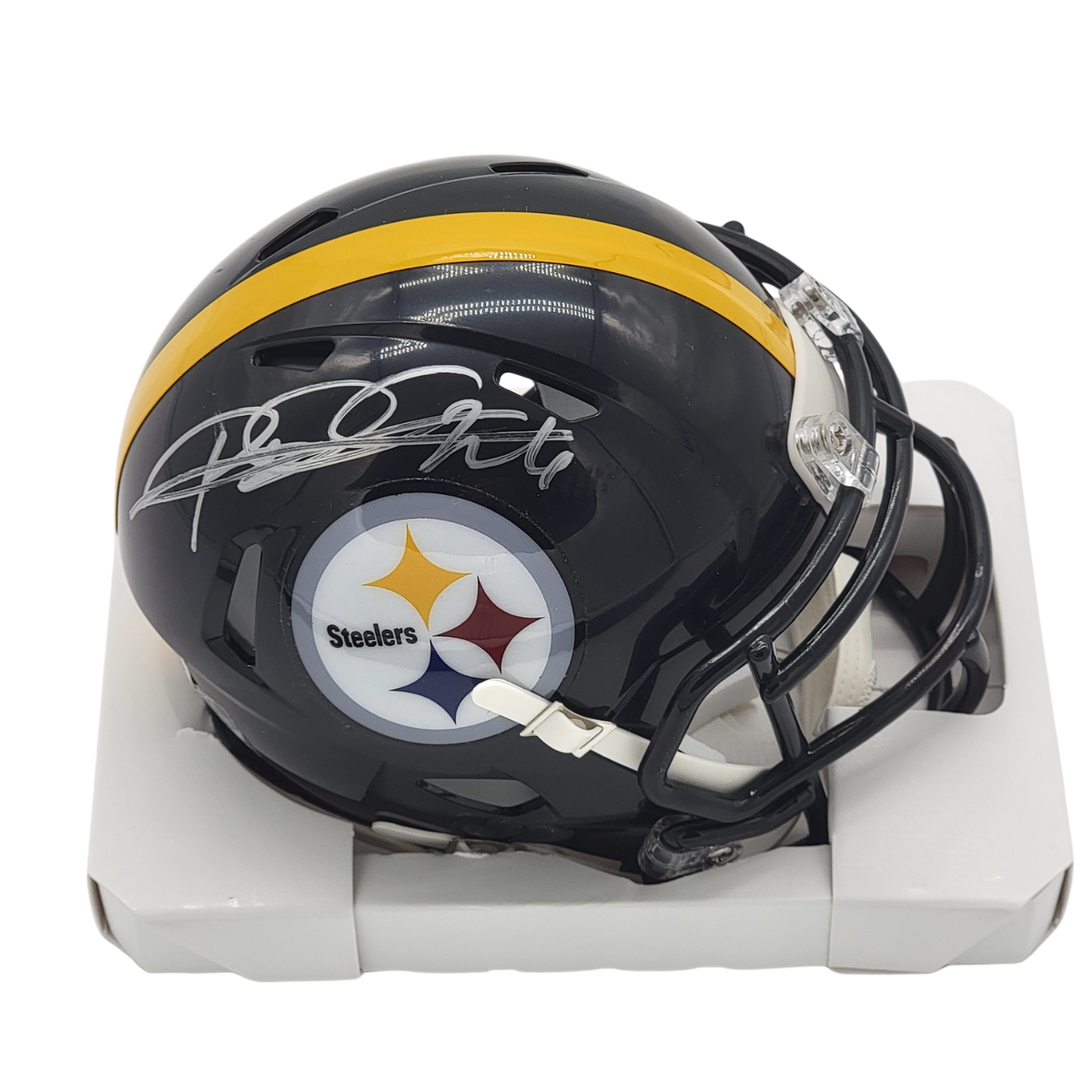 Rod Woodson Signed Pittsburgh Steelers Mini Helmet - Beckett-Powers Sports Memorabilia