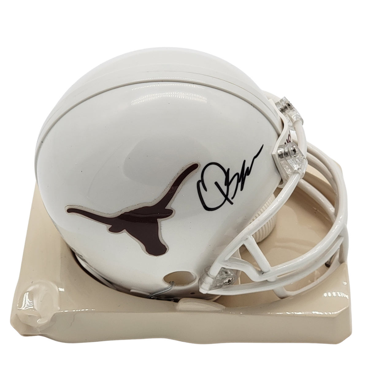 Quinn Ewers Signed Texas Longhorns Mini Helmet - Beckett-Powers Sports Memorabilia