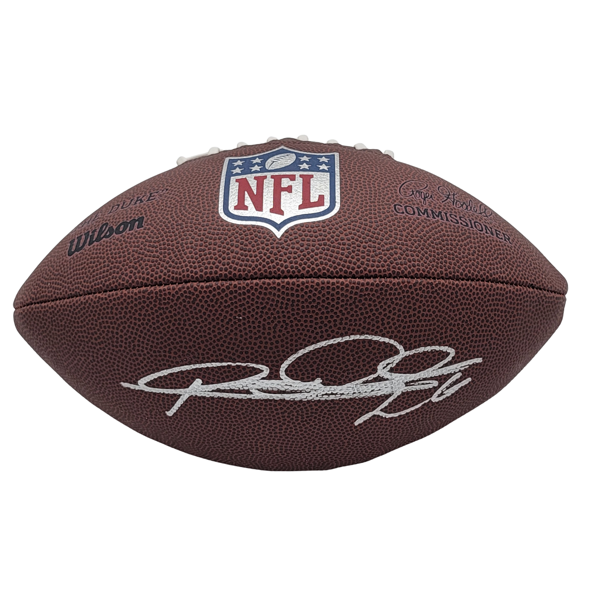 Rod Woodson Signed Pittsburgh Steelers NFL The Duke Replica Football Beckett-Powers Sports Memorabilia