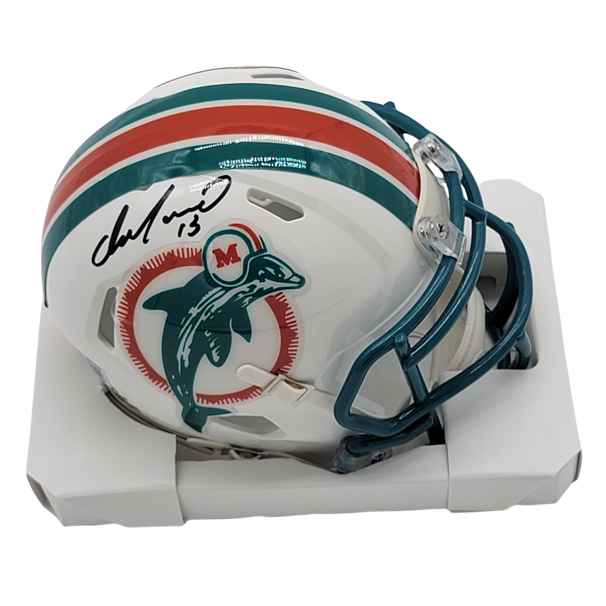 Dan Marino Signed Miami Dolphins T/B Mini Helmet - Beckett-Powers Sports Memorabilia
