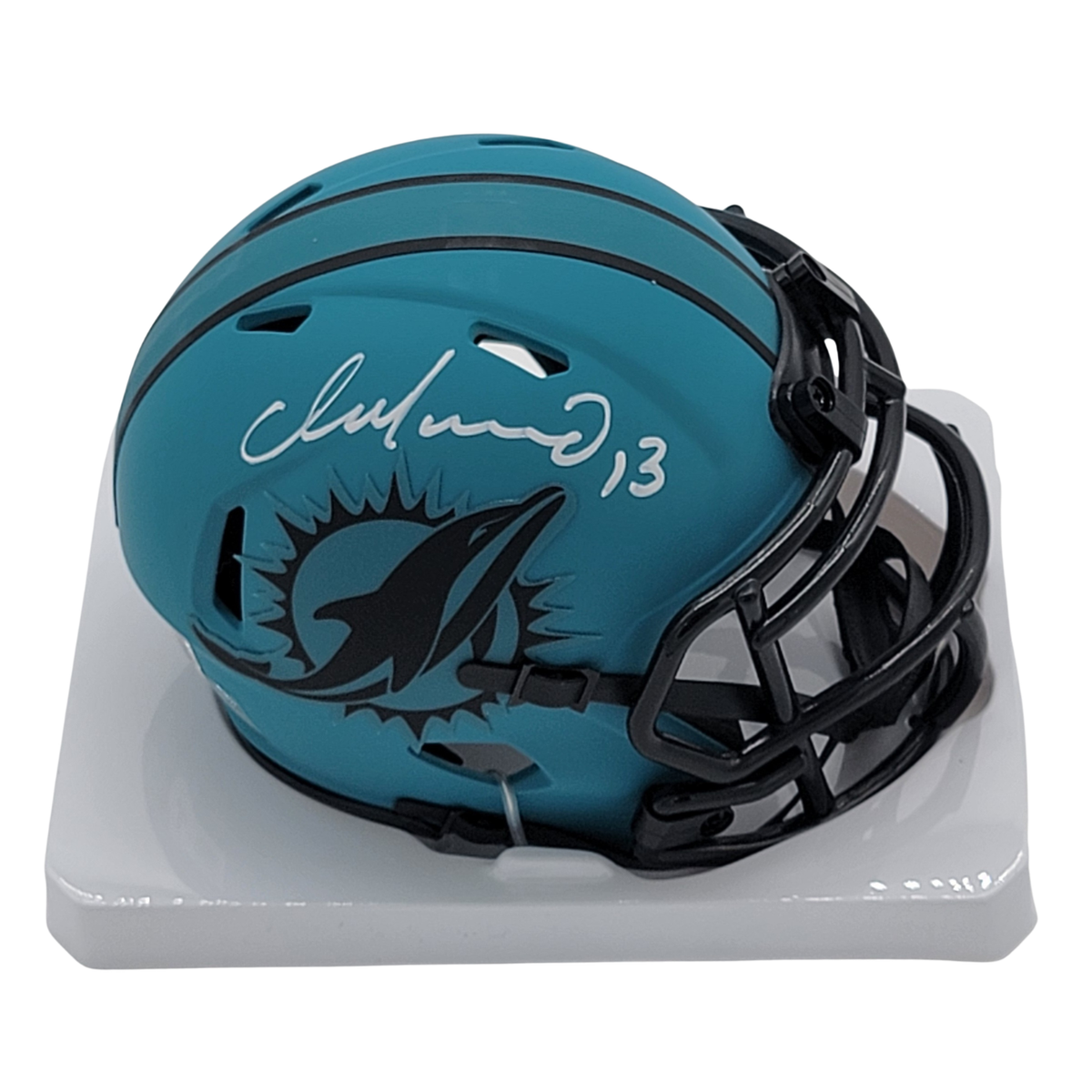 Dan Marino Signed Miami Dolphins Rave Mini Helmet - Beckett-Powers Sports Memorabilia